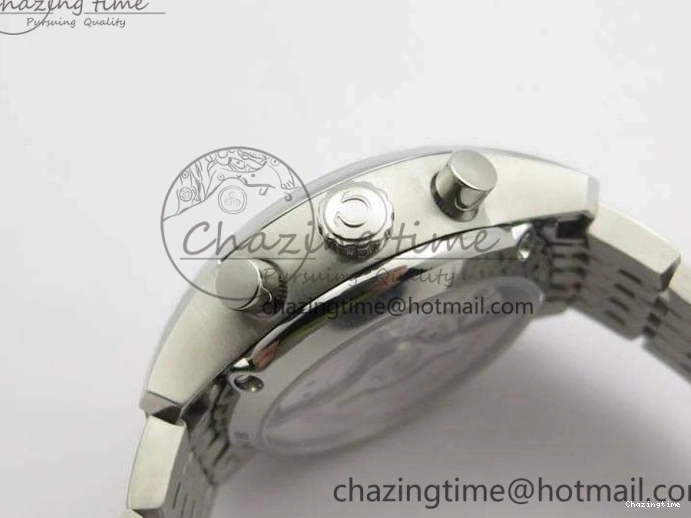 0427 HighQuality De Ville Chronograph SS OMF 1:1 Best Edition White Dial On SS Bracelet A 8151